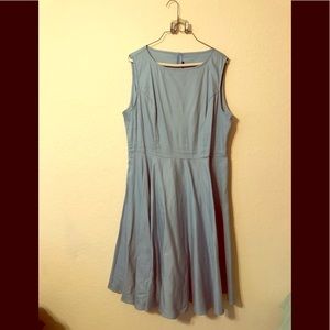Sky blue swing dress